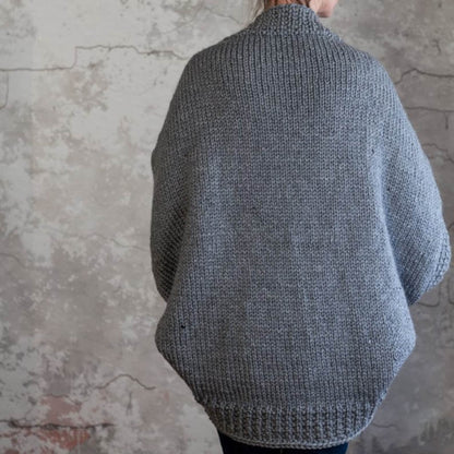 BEGINNER Knitting Pattern - Scoop Sweater